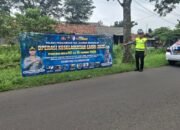 Ciptakan Jalanan Aman dan Nyaman, Satlantas Polres Pekalongan Masifkan Sosialisasi Visual Operasi Keselamatan