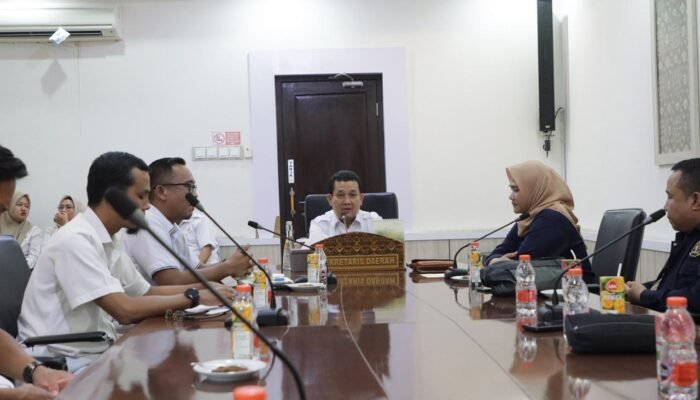 Pj Sekda Muba Terima Kunjungan PWI, Siap Dukung Kegiatan Hari Pers Nasional