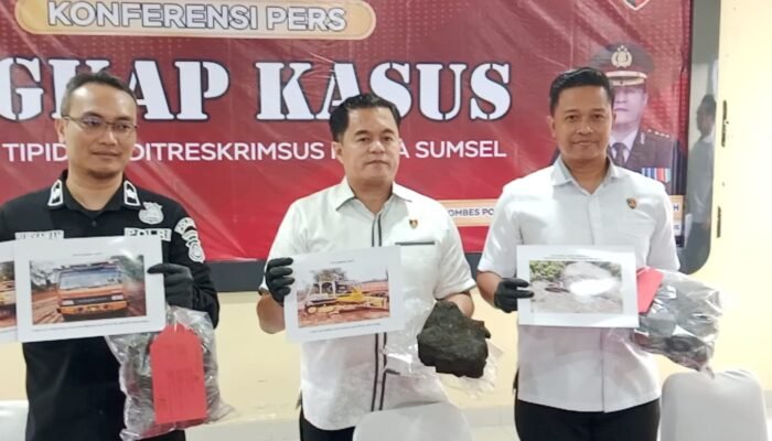 Polda Sumsel Ungkap Tambang Batubara Ilegal di Musi Banyuasin, Dua Ditetapkan Tersangka