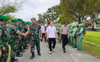Dandim 0401/Muba Kunjungi Bayung Lencir, Tinjau KDKMP Hingga Santuni Korban Kebakaran