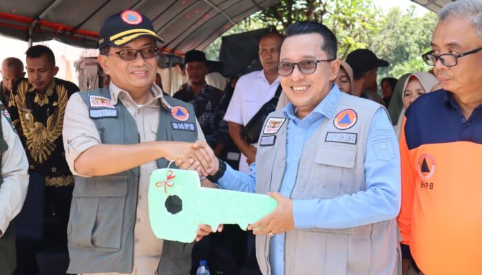 BNPB Resmikan Hunian Sementara di Kabupaten Tanah Datar