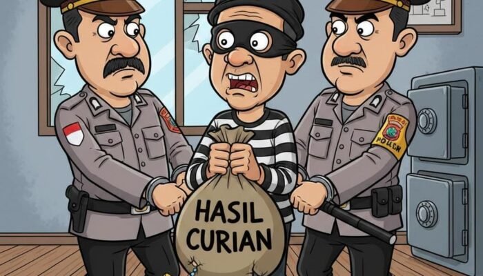 Dua Pemuda di Batu Diringkus Polisi Usai Bobol Brankas Bernilai Ratusan Juta