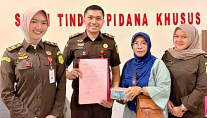 Kejari OKI Terima Setoran Uang Titipan Kasus Korupsi KUR BSI