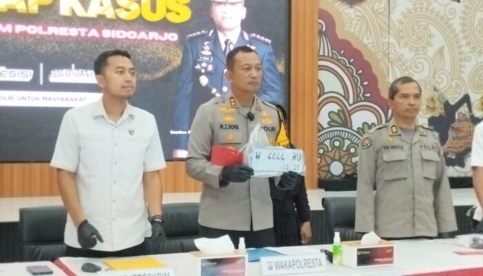 Satreskrim Polresta Sidoarjo Ringkus Pelaku Curas Usai Rampas Motor Dua Remaja