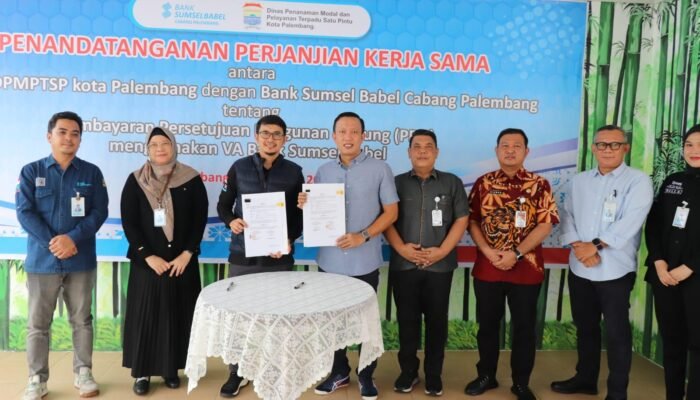Digitalisasi PBG Palembang, DPMPTSP dan Bank Sumsel Babel Perkuat Transparansi Pembayaran