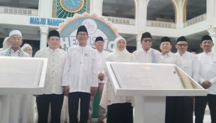 Gubernur Khofifah Pimpin Megengan Ramadan 1447 H, Resmikan Fasilitas Baru di Masjid Al-Akbar