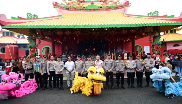 Wakapolda Polda Jambi Monitoring Pengamanan Imlek 2026