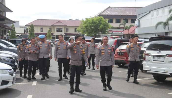 Kapolda Sumsel Cek Langsung Kondisi Mako, Soroti Kebersihan dan Disiplin Personel