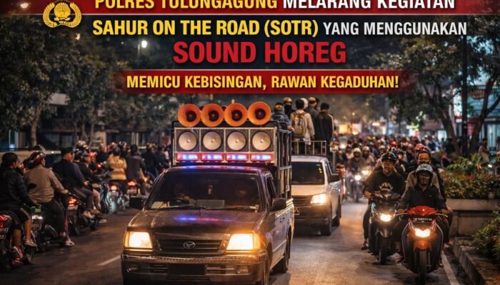 Polres Tulungagung Larang Sahur On The Road dan Sound Horeg Selama Ramadan, Pelanggar Siap Ditindak