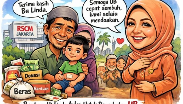 Keluarga Bocah Laki-Laki Kelainan Alat Kelamin: “Terima Kasih atas Kepedulian Hj Linda Arlan”