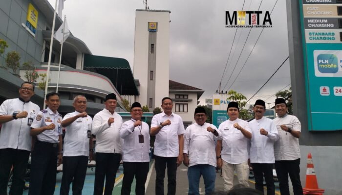 Sinergi Pemkot Bersama PLN UP3 Malang Sediakan SPLU Dalam Menunjang Operasional Becak Listrik