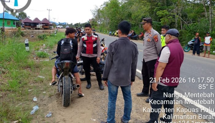 Gandeng Forkompicam dan Kades Polisi Tertibkan Balap Liar di Kawasan Mungguk Aduh Mentebah, 23 Kendaraan Diamankan 