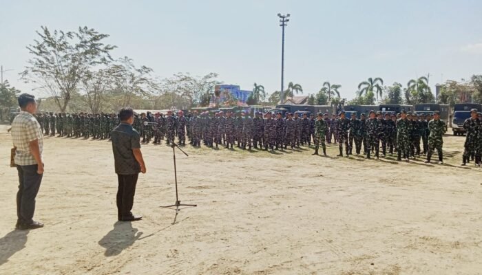 Wakil Bupati Aceh Tamiang Pimpin Apel Pelepasan Satgas TNI Operasi Pemulihan Pascabencana