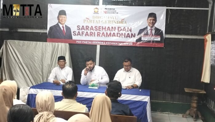 Kompak Bergerak dan Berdampak, Abu Bakar Bersama PAC Gerindra Sukun Gelar Tebus Murah Sembako