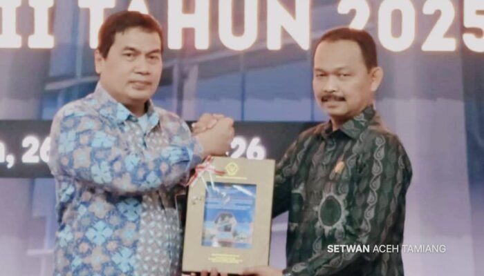 Ketua DPRK Aceh Tamiang Terima LHP BPK Perwakilan Aceh