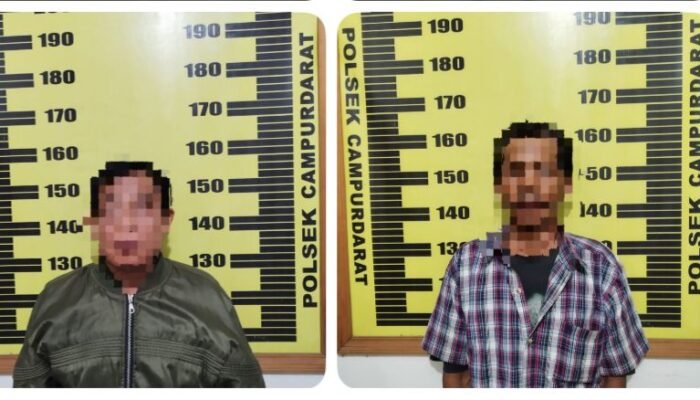 Polsek Campurdarat Ringkus Dua Pelaku Togel Hongkong, Digerebek Saat Transaksi di Warung Kopi