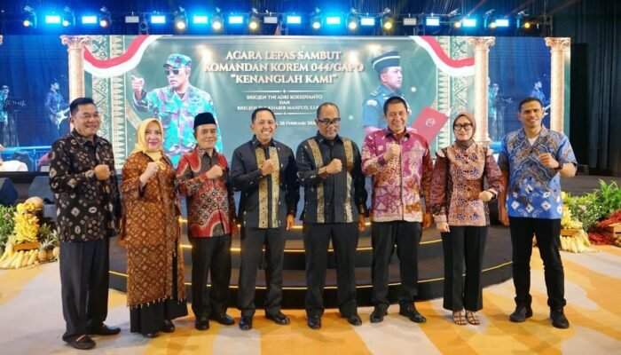 Ratna Machmud Hadiri Lepas Sambut Danrem 044/Garuda Dempo di Palembang, Perkuat Sinergi TNI dan Pemerintah Daerah