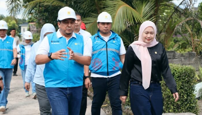 PLN–DPR RI Tinjau Progres Listrik Desa Pulau Semambu, 4,63 Km Jaringan Rampung Jangkau Lima Dusun