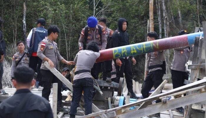 Pagi Sunyi di Batang Suhaid: Kapolres Kapuas Hulu Bongkar PETI