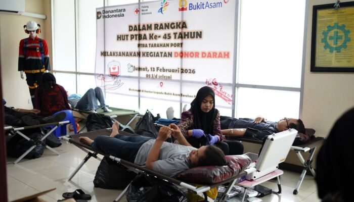 Energi Kebaikan 45 Tahun PTBA Sukseskan Aksi Donor Darah