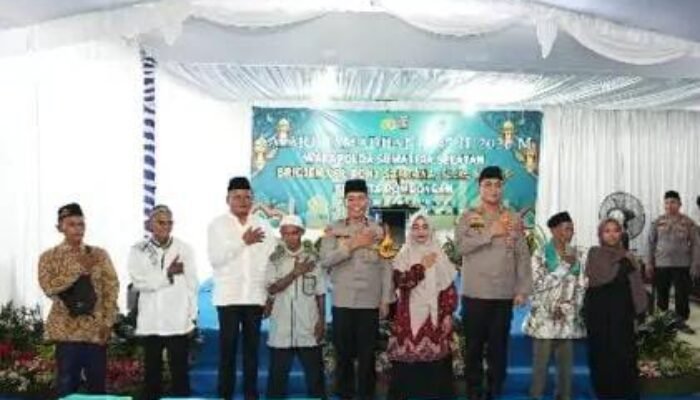 Kunjungan Wakapolda Sumsel dan PJU Pendamping Safari Ramadhan Pemkot Prabumulih 1447 Hijriah