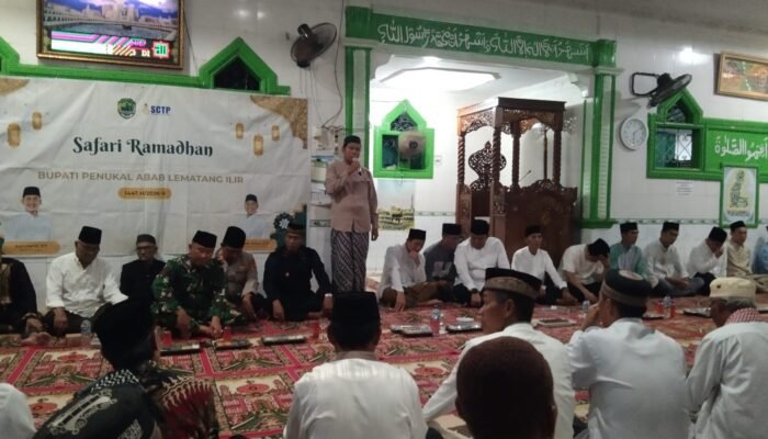 Wabup PALI Hadiri Safari Ramadhan di Masjid Midun Arafah Desa Purun