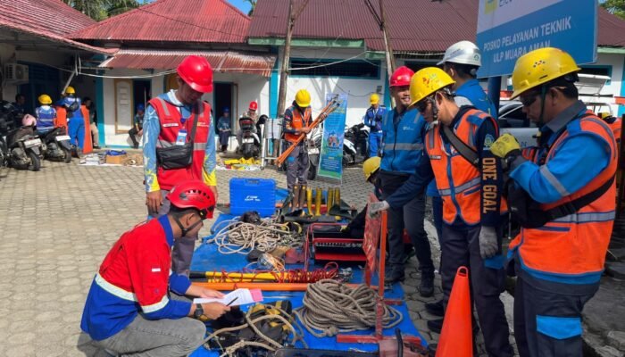 Perkuat Keandalan Listrik Jelang Ramadan dan Idul Fitri 1447 H, PLN ULP Muara Aman Siagakan 38 Personel dan 3 Posko