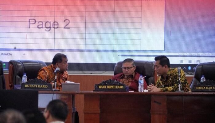 Bupati Antonius Ginting Pimpin Rapat Persiapan Hari Jadi ke-80 Kabupaten Karo