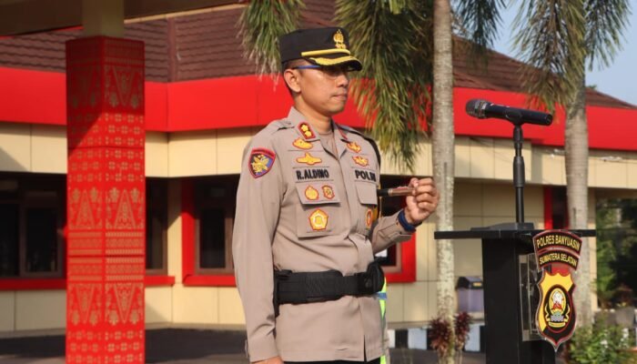 Jamin Keamanan Mudik Lebaran 2026, Polres Banyuasin Gelar Apel Pasukan Operasi Ketupat Musi