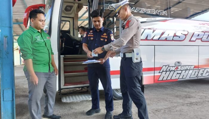 Dishub Ciamis Lakukan Ramp Check Jelang Mudik Lebaran 2026, Pastikan Kendaraan Angkutan Aman dan Layak Jalan
