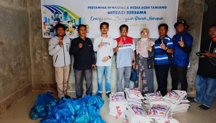 Pertamina Ep Asset I Bagikan Sembako Untuk Korban Bencana Banjir