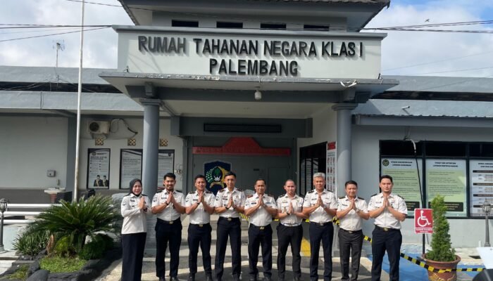 Kakanwil Ditjenpas Sumsel Tinjau Persiapan Kunjungan Lebaran di Rutan Pakjo