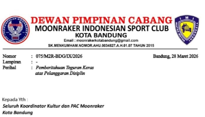 Moonraker Bandung Tegaskan Pria Viral Beratribut Organisasi Bukan Anggota Resmi