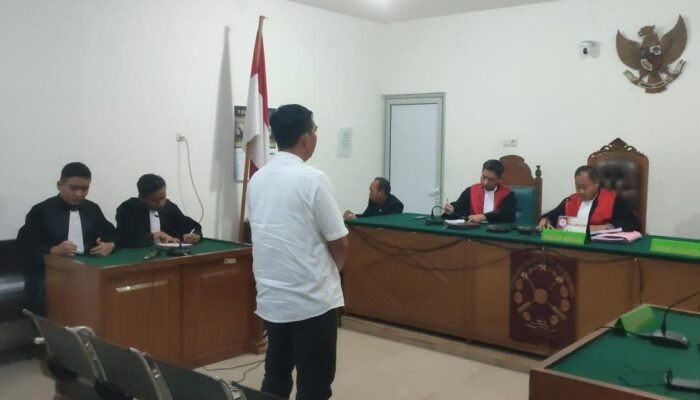 Terbukti Korupsi APAR, Bembi Divonis 1 Tahun 3 Bulan Penjara