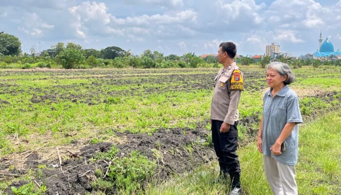Bhabinkamtibmas Polsek Taman, Dampingi Pelaksanaan Ketahanan Pangan