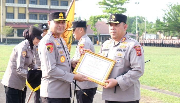 Polres Kapuas Hulu Terima Penghargaan Juara 2 Program Ketahanan Pangan Polda Kalbar