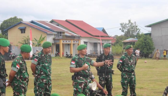 Berikan Semangat Juang kepada Prajurit Yonif TP 927/UK, Dandim 1206/Psb: Tugas ke Depan Menantang