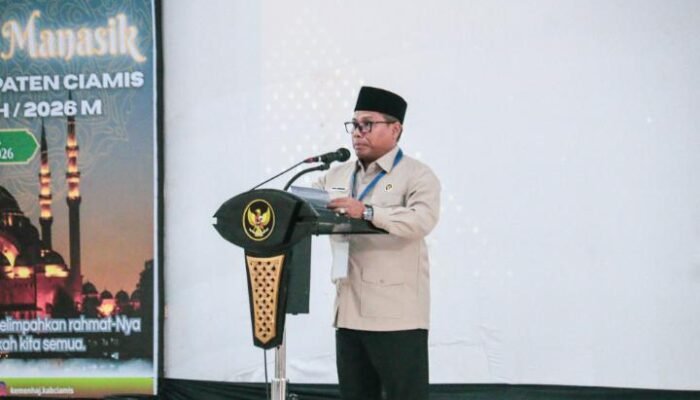 Ratusan Calon Jemaah Ikuti Pembukaan Bimbingan Manasik Haji Kabupaten Ciamis 1447 H/2026 M