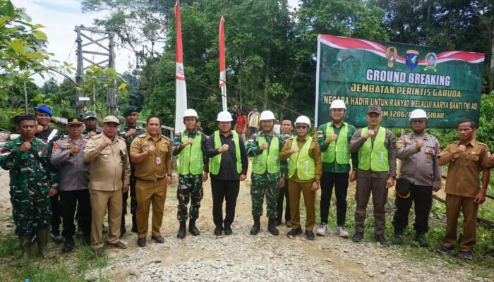 Jembatan Perintis Garuda, Bukti Negara Hadir di Desa Sebintang Kapuas Hulu 
