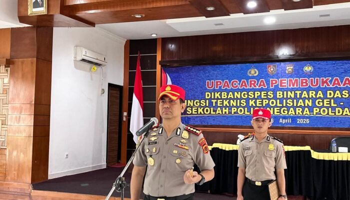 SPN Polda Jambi Buka Dikbangspes Bintara 2026, 150 Personel Siap Tingkatkan Profesionalisme