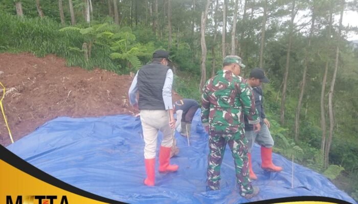Kodim 0807/Tulungagung Klarifikasi Isu Longsor, Tegaskan Bukan Lahan KDKMP dan Tidak Ancam Permukiman Warga