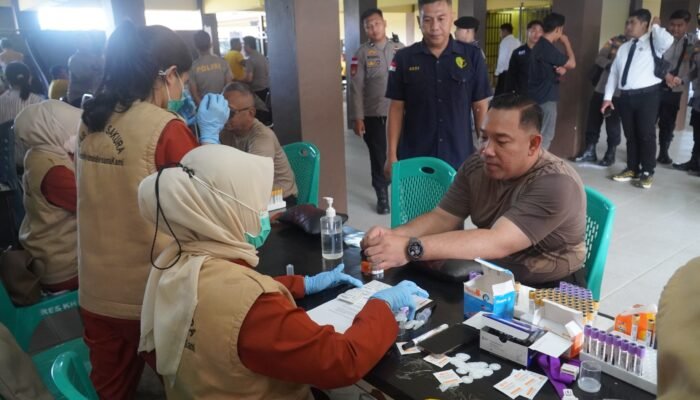 Pastikan Personel Prima, Polres Kapuas Hulu Gelar Rikkes Berkala 2026 Diikuti 163 Anggota