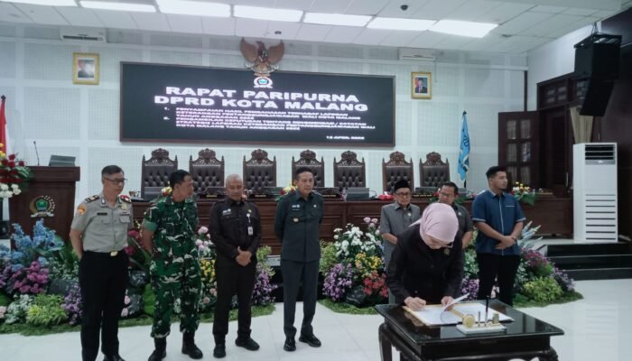 DPRD Kota Malang Setujui 3 Ranperda, Pemkot Tindaklanjuti Dengan Perwali