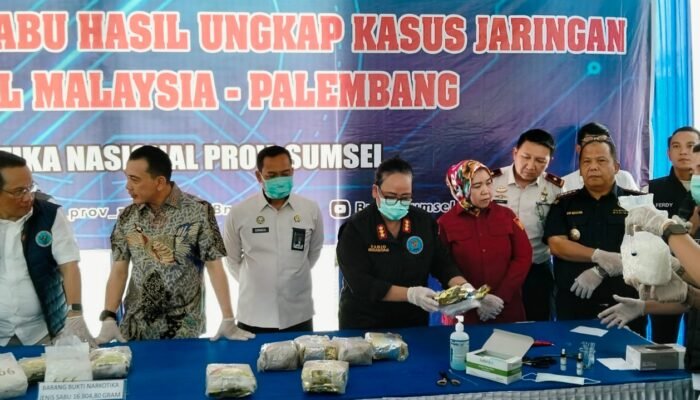 16,9 Kg Sabu Jaringan Malaysia Masuk Palembang, BNNP Sumsel: Kurir Digaji Puluhan Juta, Otak Masih Buron