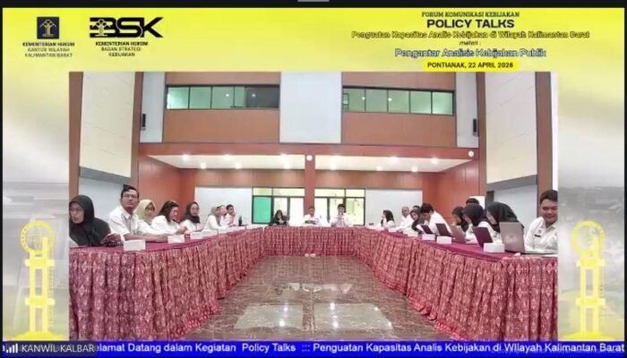 Kanwil Kemenkum Jambi Ikuti Policy Talks Nasional, Perkuat Kapasitas Analisis Kebijakan Publik