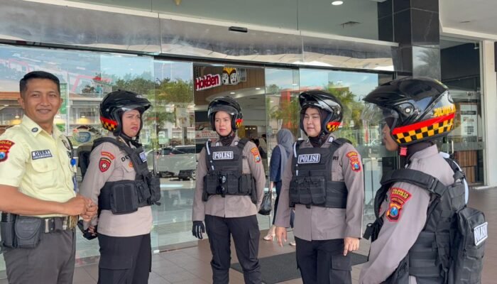 Polwan Jenggala Presisi Polresta Sidoarjo Intensifkan Patroli Kamtibmas
