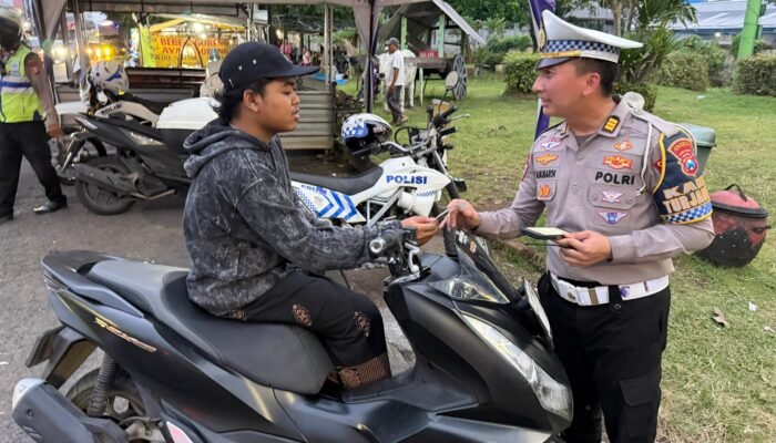 Ratusan Pelanggar Lalu Lintas di Sidoarjo Terjaring ETLE Handheld