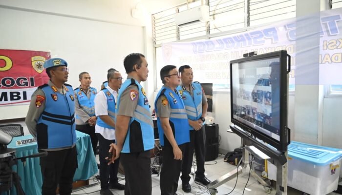 Wakapolda Jambi Tinjau Tes Psikologi Bintara Polri 2026, Tegaskan Seleksi Bersih dan Transparan