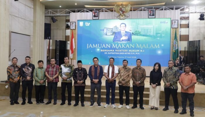 Menteri Hukum RI Apresiasi Dukungan Pemkot Jambi untuk Posbankum Saat Jamuan Malam