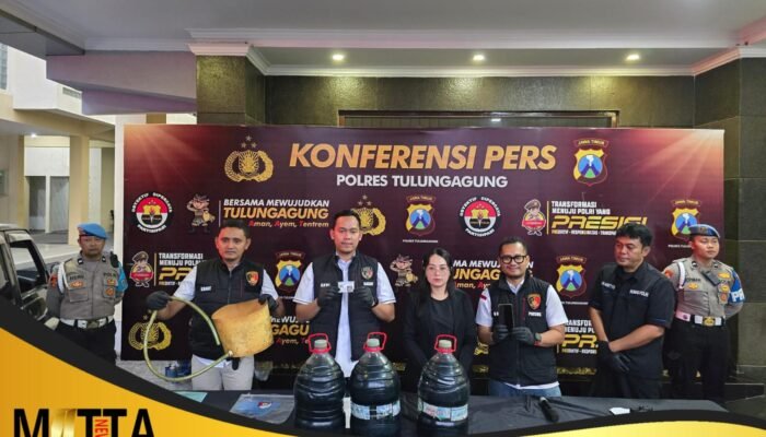 Polres Tulungagung Bongkar Penyalahgunaan Pertalite, Pelaku Timbun BBM Subsidi untuk Dijual di Pom Mini